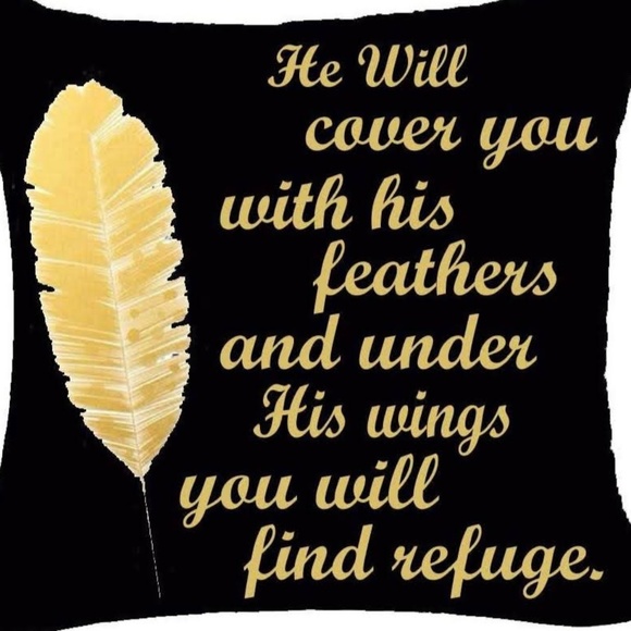 Other - Pillow Cover- NEW- Christian-HE Will Cover You
